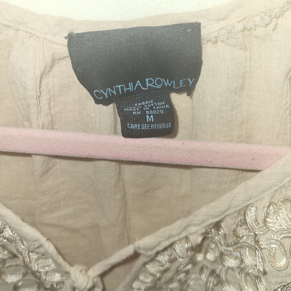 Embellished 3/4 Sleeve Blouse - Picture 9 of 11